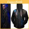 And Versatile Descendants 3 Hades Hoodie Cosplay Costume For Autumn Outdoor Activities**