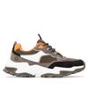 Refresh sneakers synthetic leather and technical fabric kaki