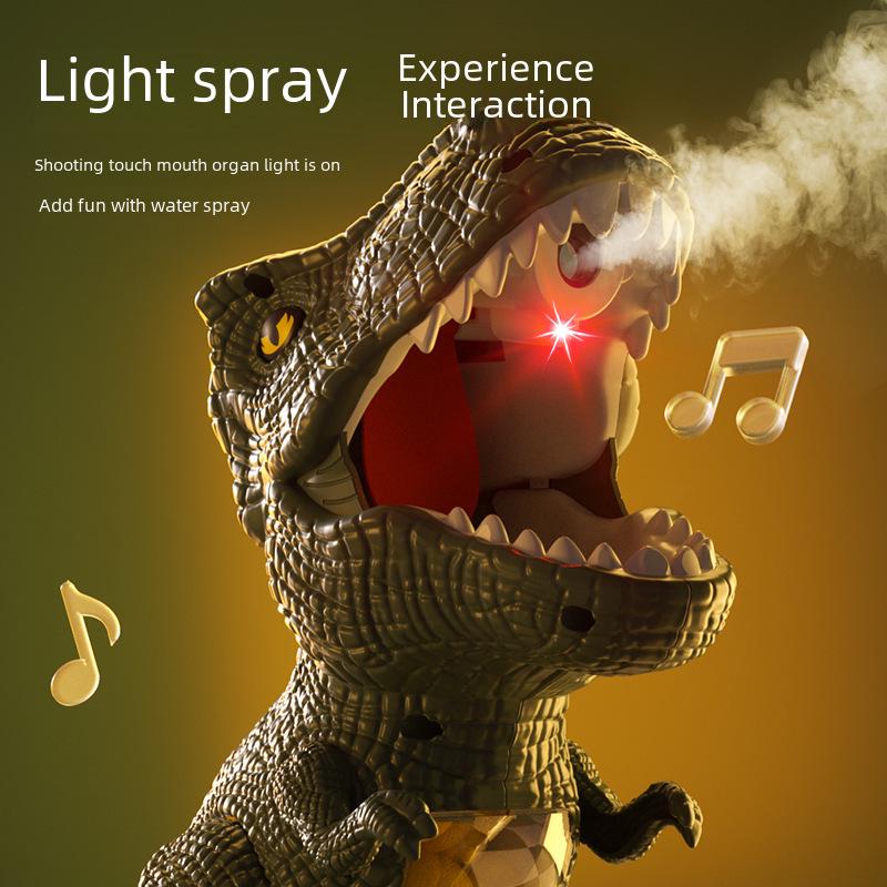 Universal Rotating Dinosaur-Themed Toy Gun with Soft Bullet Target Shooter for Kids