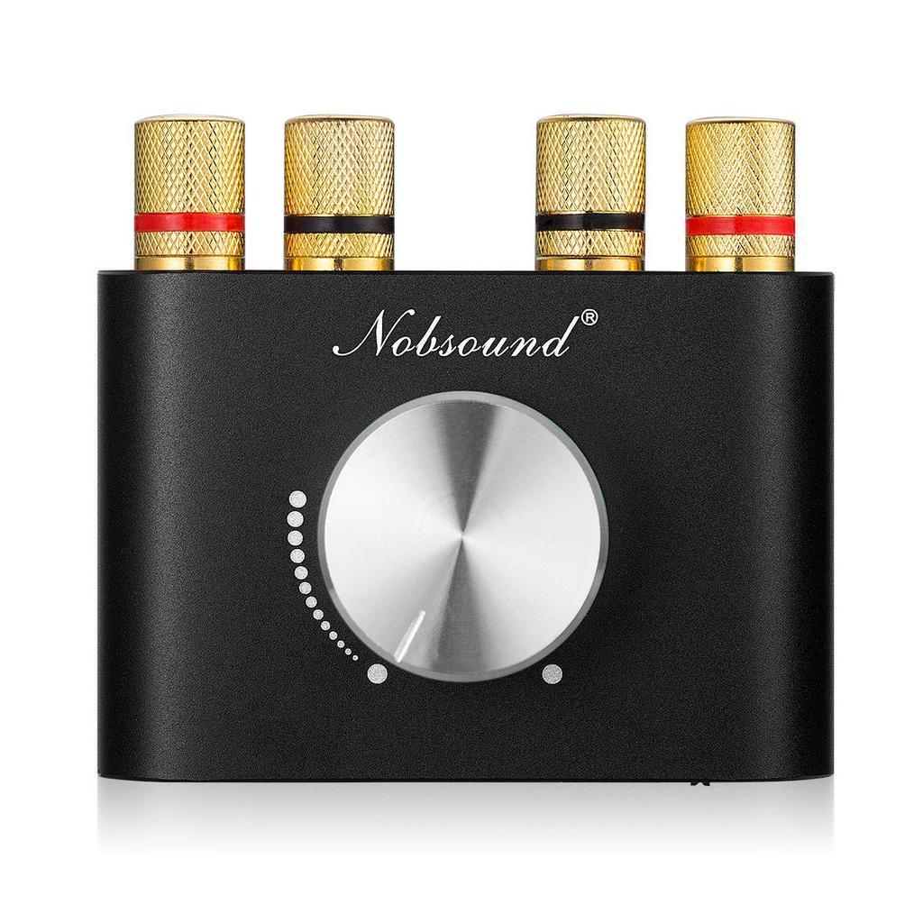 Nobsound NS-01G Pro Bluetooth 5.0 100W HiFi Power Amplifier for Speakers, Audio Adapter with DC19V Power Adapter (Black)