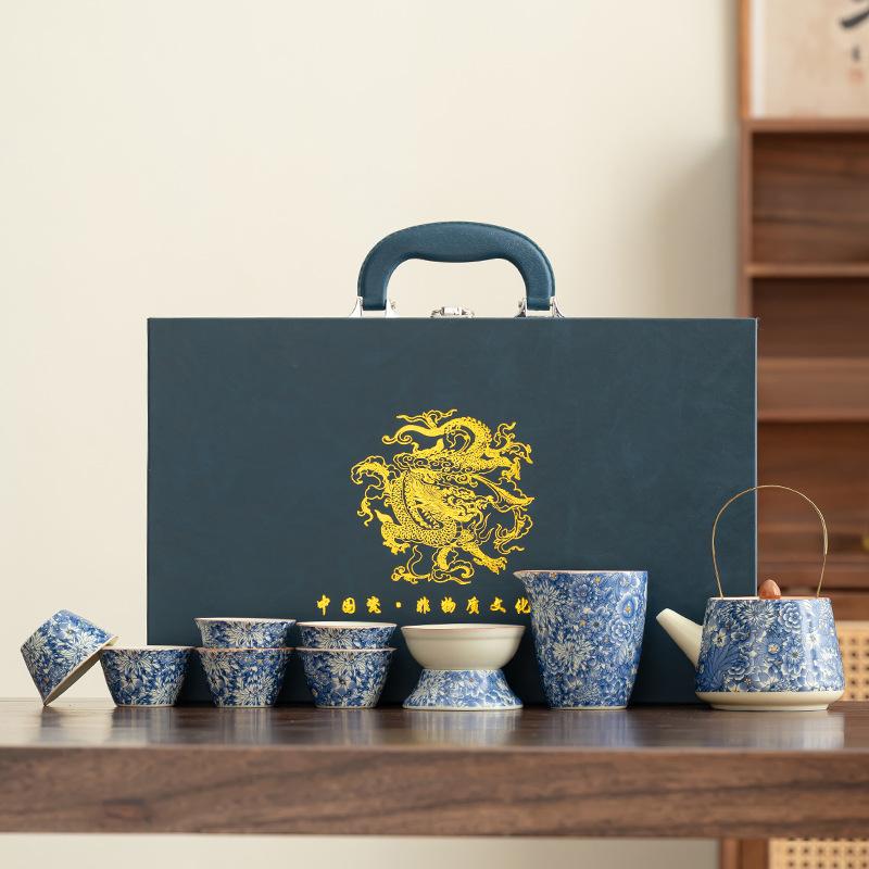 

Юбилейное празднование компания открытие бизнеса мероприятия ретро жуяо цветок высококлассный чайный сервиз