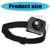 120°Wide Angle Head Camcorder Headlamp Camera LED Headlights Camera for Sports with Night Sights Capability 1920x1080