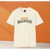 Happy Halloween T Shirt Spooky Orange Black Vintage Washed Slightly Comfortable Soft Homme Designer Clothes Breathable