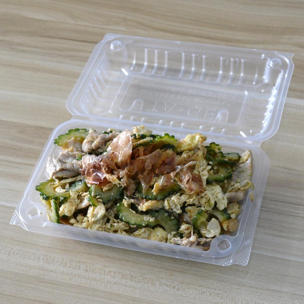 Takeaway-behållare, Värmebeständiga matlådor, Horisontell, Liten, 100-pack, Mikrovågsugnsbara, med integrerade lock, PP-behållare