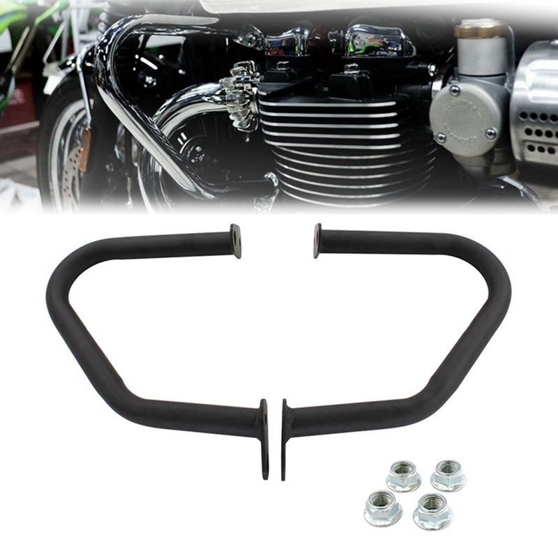 ABLZ-4X Bumper Engine Guard Crash Bar For Triumph Bonneville T100 T120 Thruxton 1200 R Street Cup/Twin Bonneville Bobber