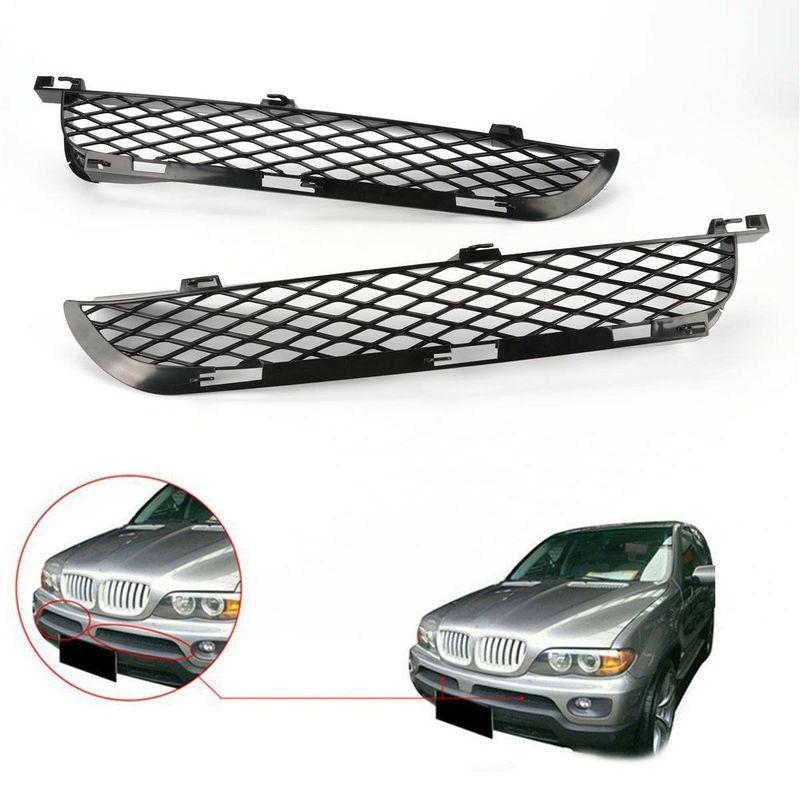 Für BMW X5 E53 2003-2006 Facelift Frontgrill Oberer Stoßfänger Gitter