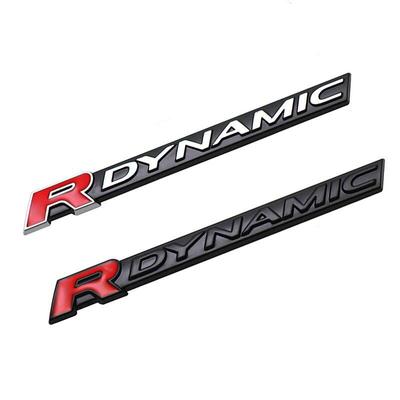 3D Car Sticker R DYNAMIC Logo Badge Emblem Decal Sticker Fit For La/nd Ro/ver