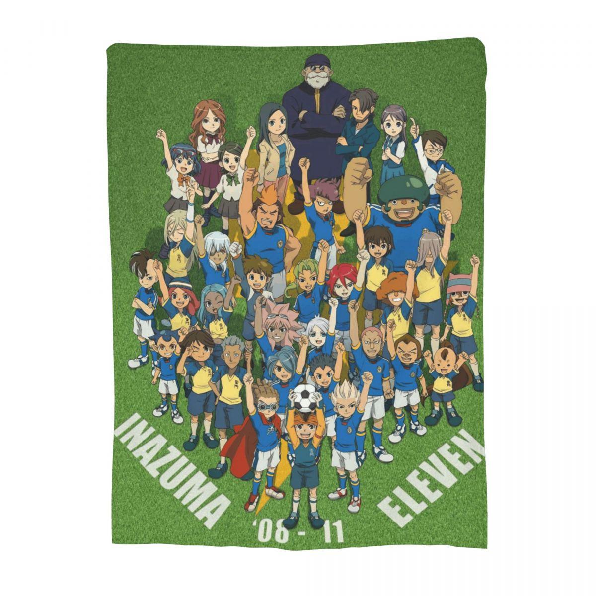 

Inazuma Eleven Video Game Sports Game Blanket Soft Warm Flannel Throw Blanket Bedding for Bed Living room Picnic Home Couch 30x40in