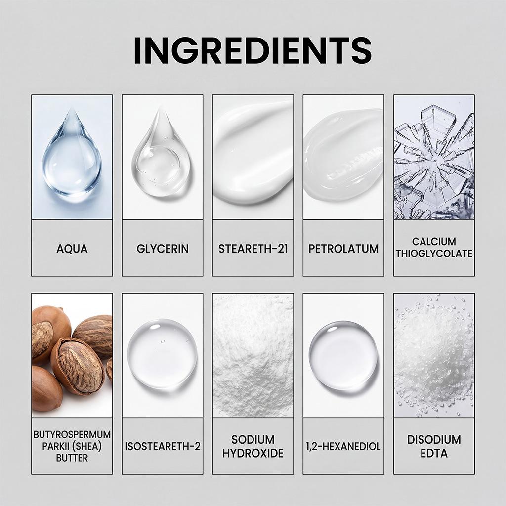 Men's Gentle Body Hair Care Cream Cleanses The Skin's Fuzz, Moisturizes And Smooths The Body Hair Care Cream