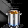 Thickened 304 Stainless Steel Commercial Soup Stock Pot