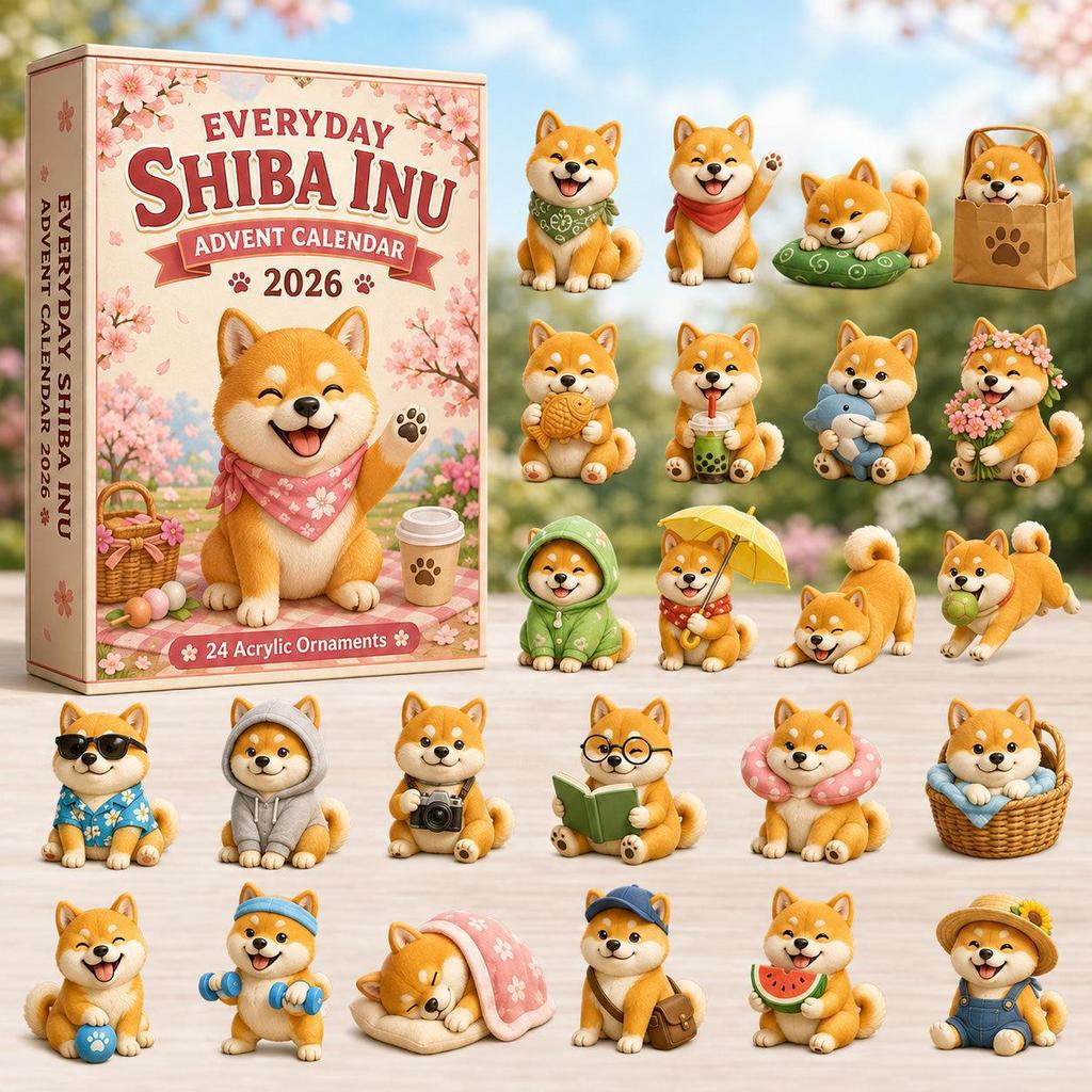 Weihnachts-Adventskalender 2026 – Feiertags-Blindbox-Kalender im Tier-Thema