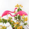 Pink Small Flamingo Garden Decoration Lawn Statues Party Ornament Home Craft Plastic Simulation Artificial Flamingo Decoration