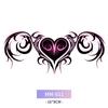 Merry Lady Abdomen Waist Color Tattoo Sticker Set of 4
