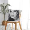 Pillow Case Scarletts Johanssons Comfy American Actor Pillow Cover For Sofa Car Home Decor Cute Funny Pillowcases