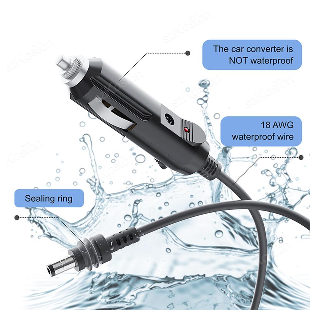 1m/1m/1m for Starlink Mini DC Charging Power Cable Cigaretter Adapter Power Cable Plug and Play Waterproof Accessories