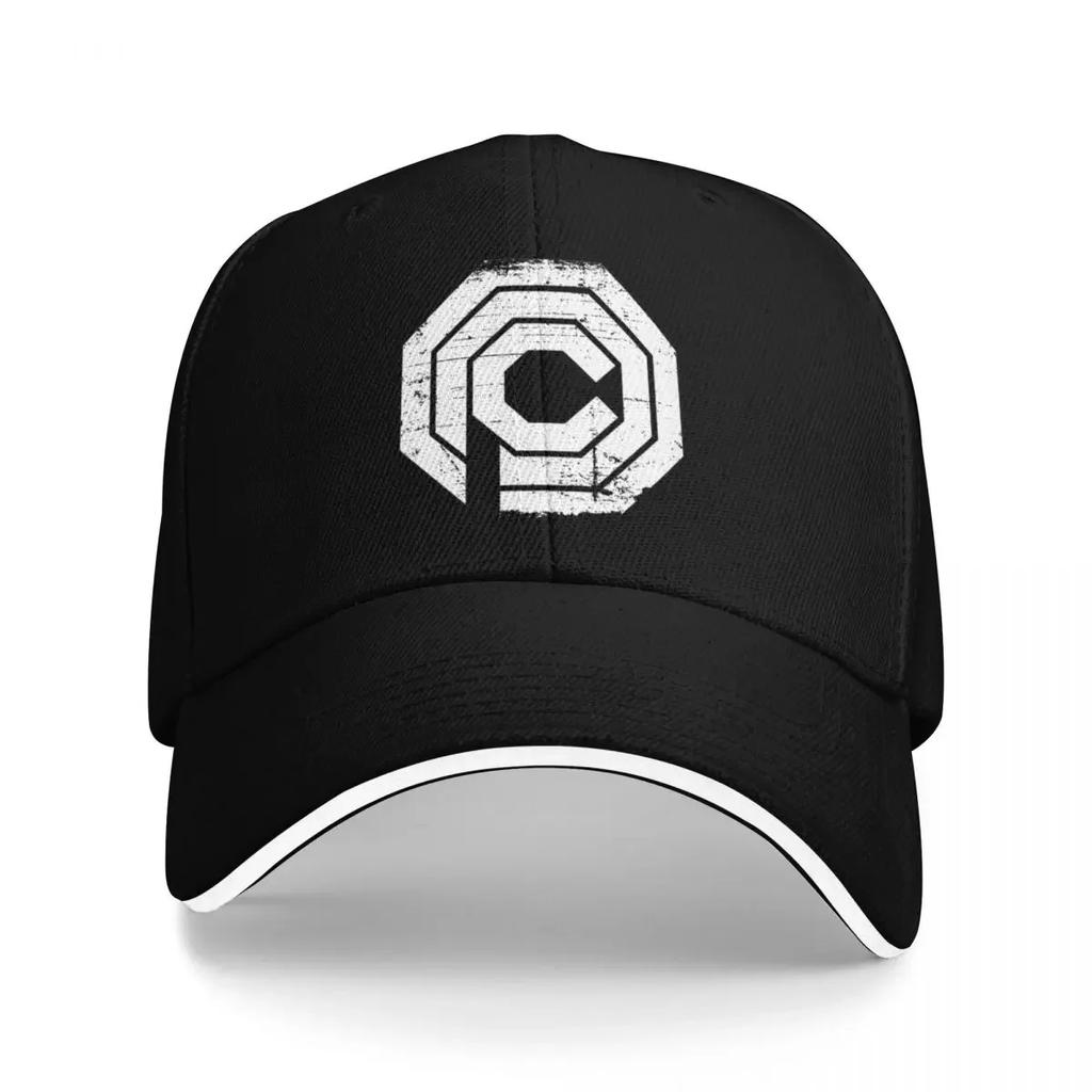 OCP Logo from Robocop Baseball Cap Derby Hat Unisex's Big Size Hat Sun Caps Hats Women Unisex's