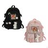 Backpack Casual Backpack Daypack Laptop Bag College Bag School Bag Girls Bag Women Bag - black