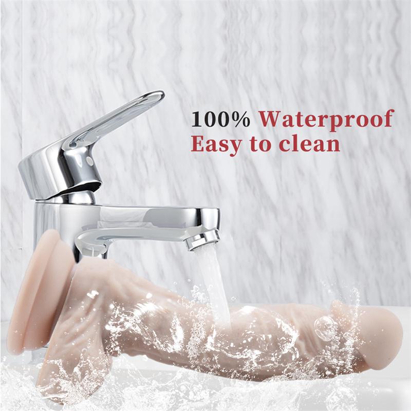 Aparat Feminin Dildo Masturbare Feminină Simulare Penis Silicon Moale Strat Dublu