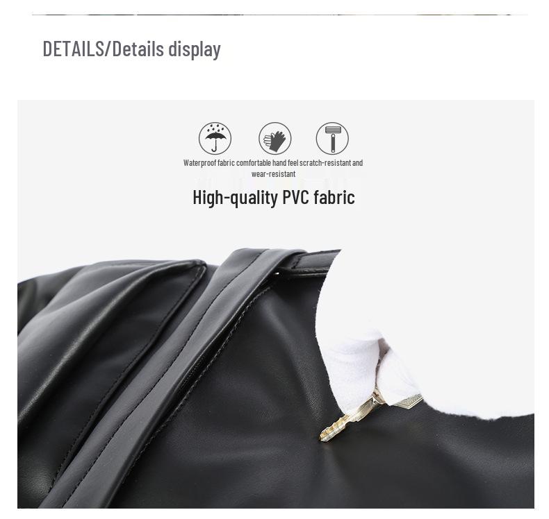 MOYYI Herren Leder Minimalistischer Laptop-Rucksack – Lässige Mode für Studenten und Reisende