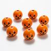 Halloween DIY Printed Wood Beads Multicolor Funny Handmade Wooden Bead Bracelet Hand String Making Accessories Festival Props