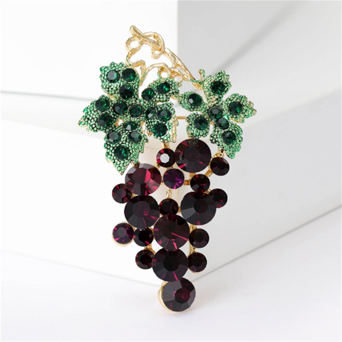 

1Pc Korean Creative Grape Brooch for Men and Women Charm Cute Pin Exquisite Trendy Jewelry Accessories Party Birthday Gift 2026