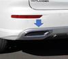 FUKUARE Rear Bumper Garnish, Rear Reflector Cover, Exterior Custom Parts for the New Outlander PHEV GN0W