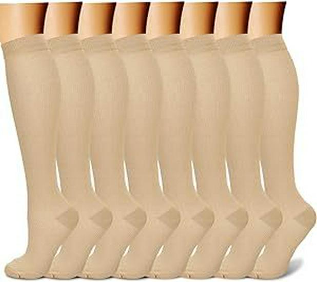 Unisex Cross-Border Compression Calf & Sports Socks for Cycling, Running, Yoga