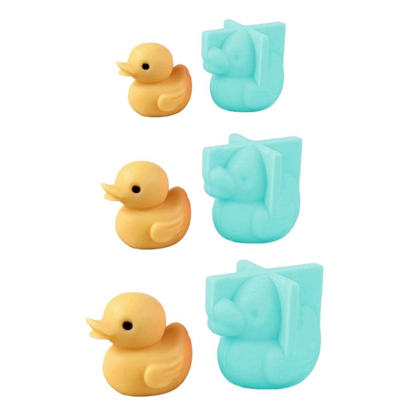 Duck Figurine Silicone Candle Molds for Epoxy Resin Making Candle Soap Candy Cake 3D Duck Fondant Molds Chocolate Molds