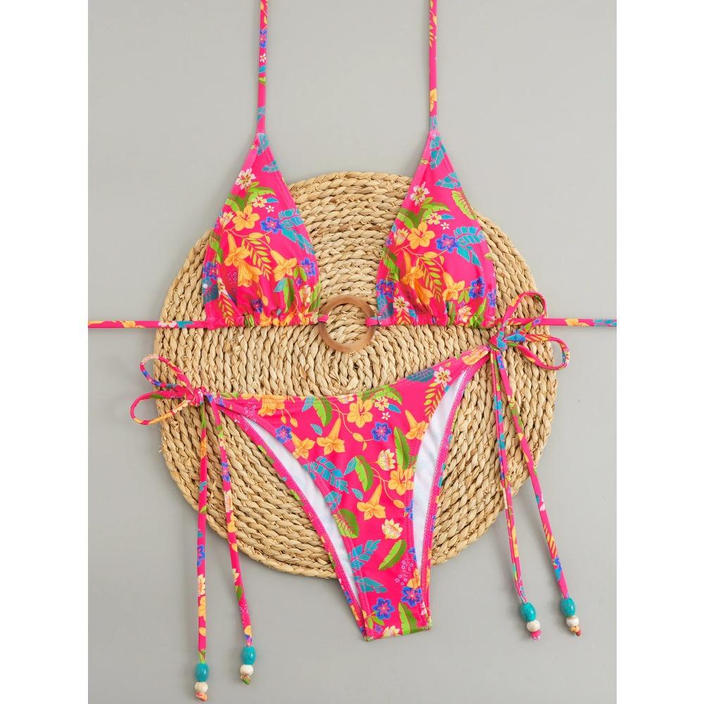 2025 Polka Dot Bikini Set Women Two Piece Swimwear - Flirty Sexy Instagram Beach Vacation Push Up Swimsuit