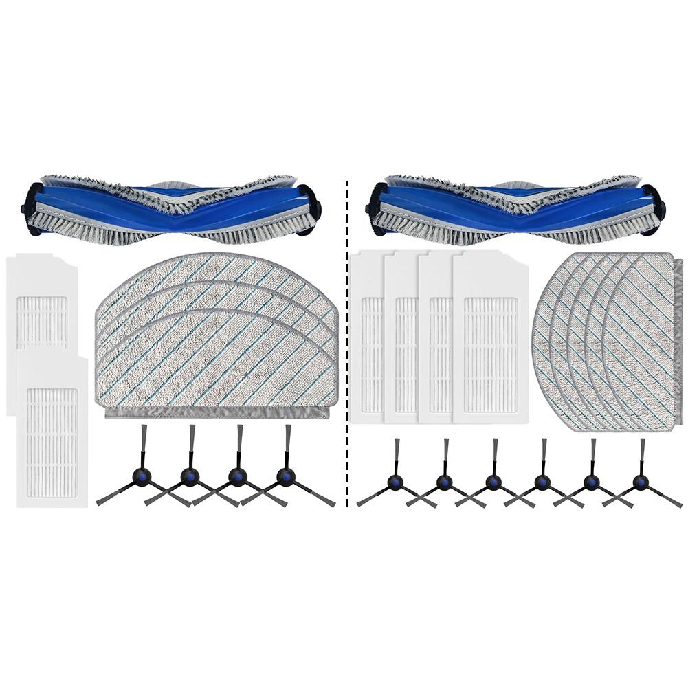 Main Side Brush Filter Mop Cloth Kit for ECOVACS for DEEBOT N20/N20 PLUS Vacuums