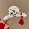 Tassel New Year Hair Claws Korean Style Plush Claw Clip Fashion Women Hair Clips  Girls Gift