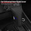 Car Checkered Non-slip and Durable Leather Gear Shift Protector For Lada Sport Kalina Granta Vesta Niva Largus Vaz Samara 2110