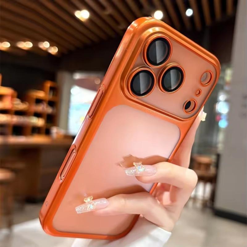 Luksusowe Matowe Twarde PC Ultra Cienkie Etui dla iPhone 17 Pro Max 17Pro ProMax Platerowana Ochrona Folii na Aparat Matowe Odporne na Wstrząsy Etui