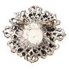 Elegant Clothing Fastener Fashion Accessory Clothing Jewelry Vintage Brooch Crystal Lapel Pin Gift for Woman Girls