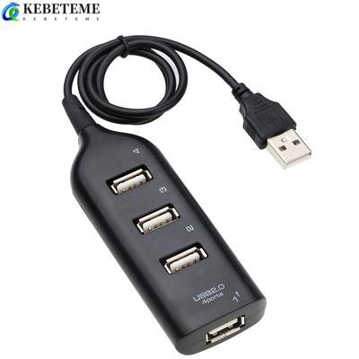 4-Port Mini 2.0 USB Hub, High-Speed USB Splitter für Laptop-PCs