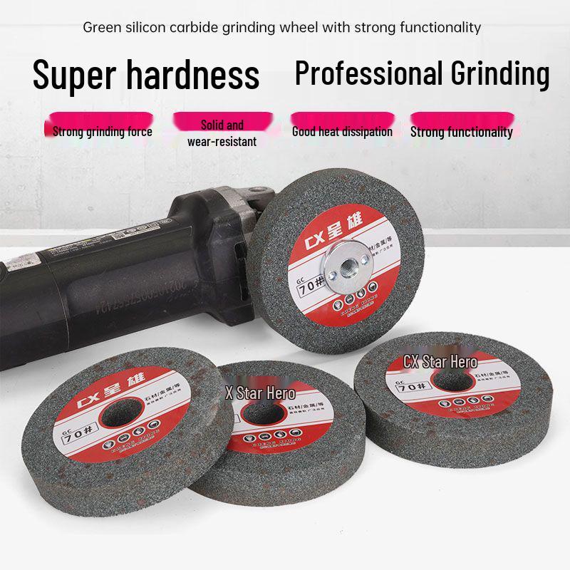 Green Silicon Carbide Angle Grinder Wheel - Metal & Knife Sharpener