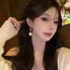 Female Heroine of Life!Light luxury vintage high-end pearl earrings, niche design, exquisite, fashionable, and unique ear accessories