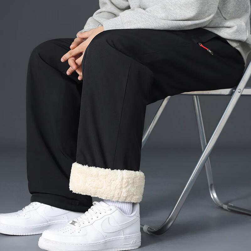 Lonsa Unisex Winter Fleece-Lined Thermal Windproof Waterproof Pants