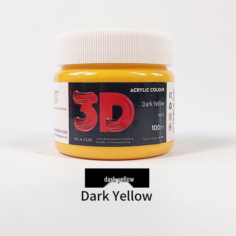 100ml Acrylic Paint for Children's Doodles and Plaster Dolls