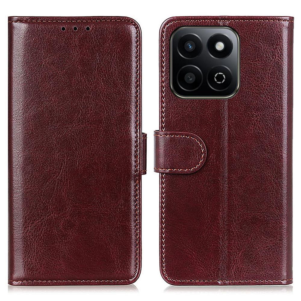 For Honor X7c 5G/X7c 4G/200 Smart 5G/Play 60 Plus 5G Case Crazy Horse Texture PU Leather Phone Stand Cover