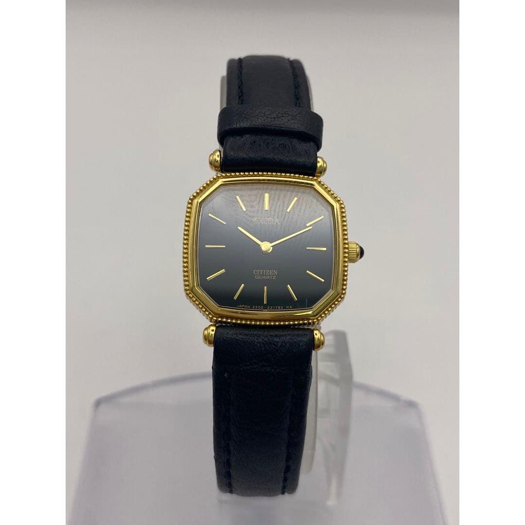 Used CITIZEN EXCELA Citizen Excella Quartz Gold Octagon