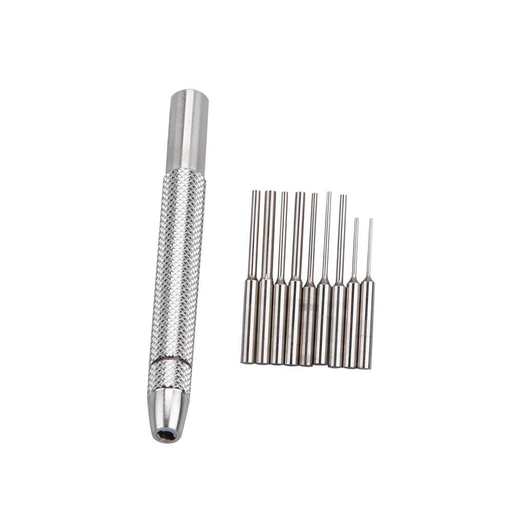 0.5mm-1.6mm Bit Stainless Steel Watch Band Link Remover Bracelet Remover Pin Punch Tool 9 In 1 Watch Accessories