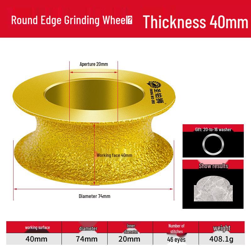 Taichung Diamond Grinding Tool for Marble, Quartz, and Tile Polishing and Trimming