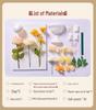 Meike Creative DIY French Flower Painting Activity: Handmade Fun for Parent-Child and Team Art Salon