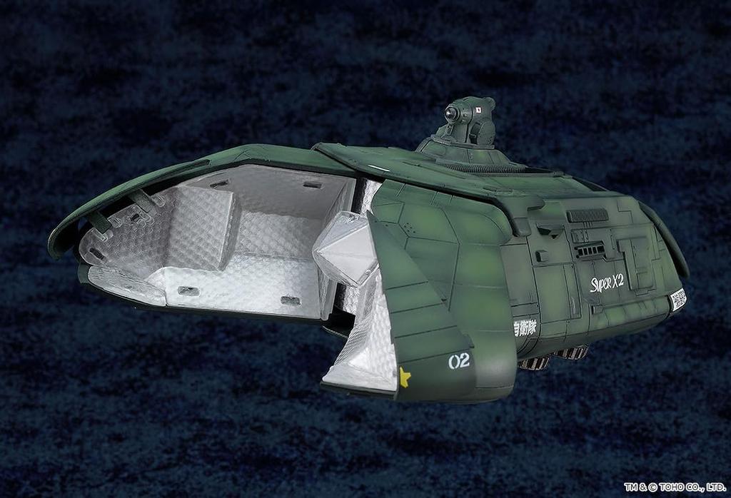 MODEROID Godzilla VS Biollante Super X2 assembly plastic model non-scale