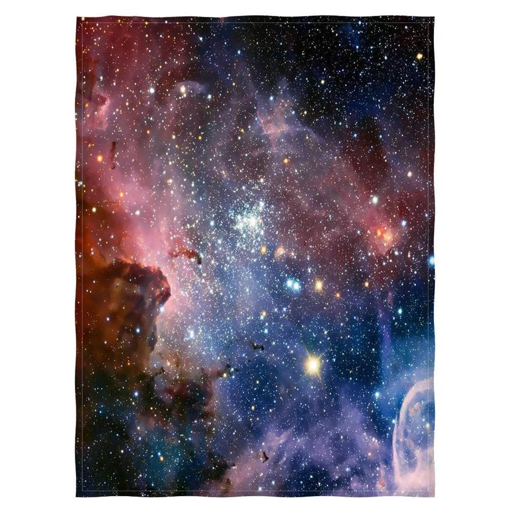 

Space flannel blanket, Galaxy Star wool blanket, sofa and chair, colorful 75x90cm