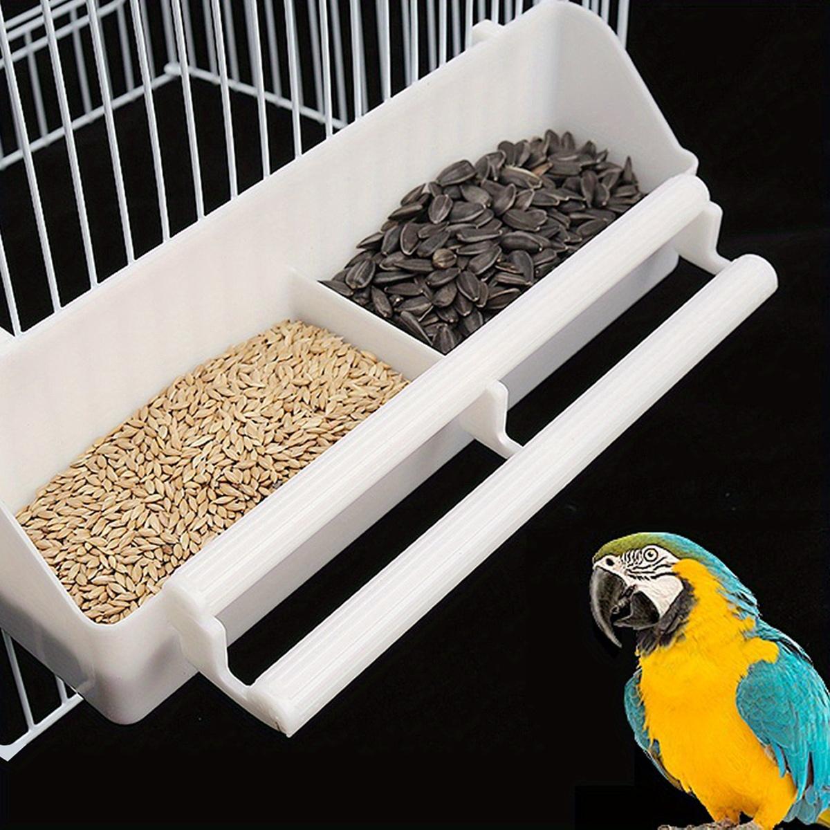 

Durable Parrot Feeder and Water Container - Easy To Clean and Refill, Perfect for Small To Medium Birds