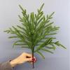 4 st Gröna Konstgjorda Tallgrenar Julgran DIY Krans Falska Löv Festartiklar Hemdekoration Verklighetstrogen Grönskande Växt