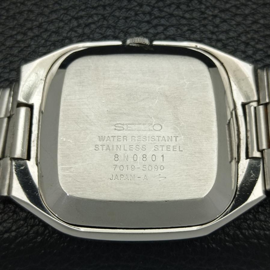 USED CLASSIC SEIKO 5 AUTOMATIC 7005A MENS JAPAN ORIGINAL DIAL WATCH A416162-2 R10621f-a416162