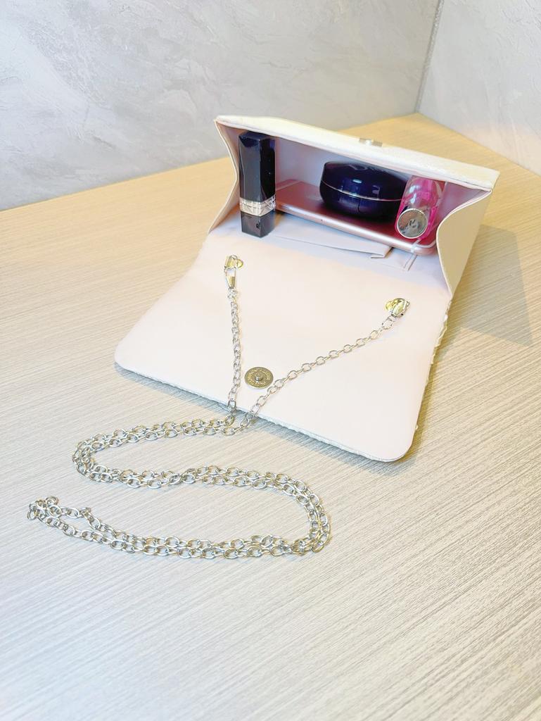 Sequin Stain Pleated Pearl Evening Dress Bag Women's Wedding Advanced Dinner Party Wallet Handbag